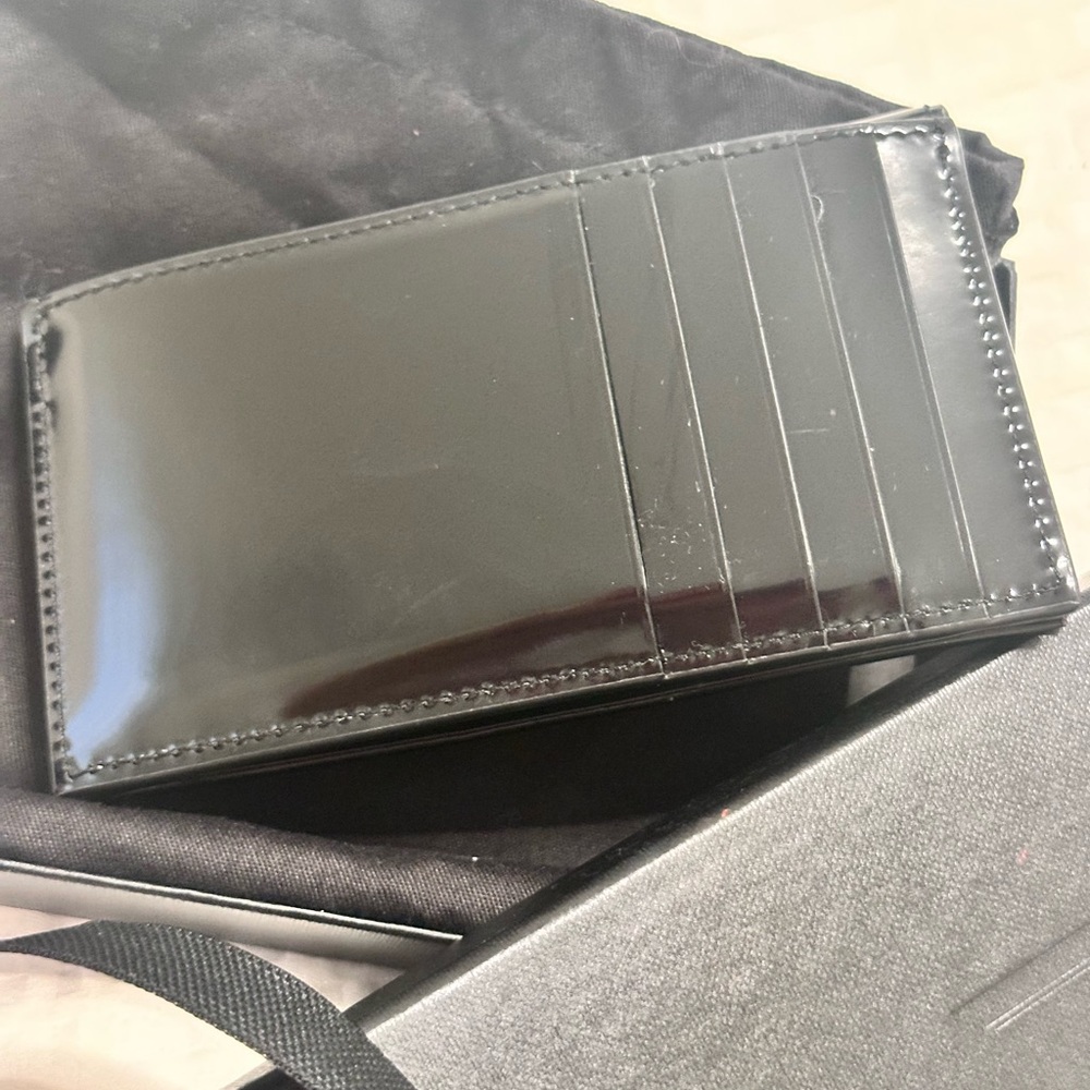 Yves Saint Laurent Black and Cream Key Card Holder On SALE 🛑 - Picture 11 of 12